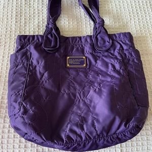 Marc Jacob’s purple bucket purse.